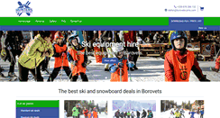 Desktop Screenshot of hunters-ski.com